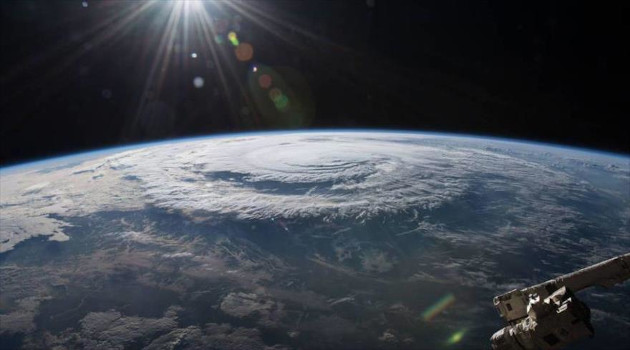 La atmósfera terrestre vista desde la Estación Espacial Internacional. /Foto: HispanTV