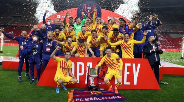 Campeones. /Foto: Twitter @FCBarcelona_es
