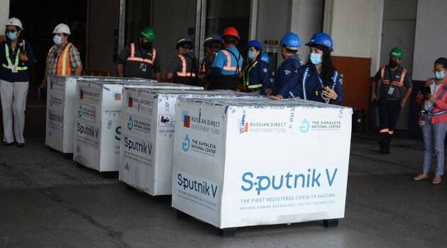 Arribo del cargamento al capitalino aeropuerto La Aurora. /Foto: Ministerio de Salud Pública de Guatemala