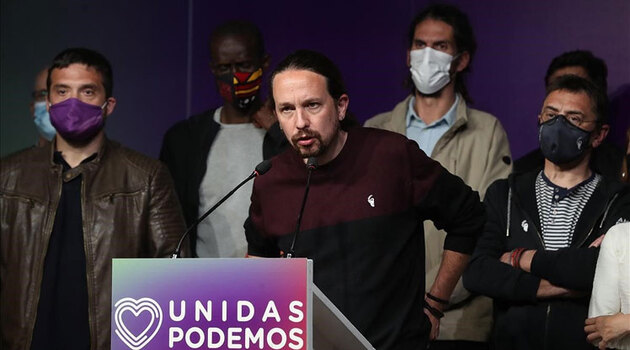 El líder de Unidas Podemos, Pablo Iglesias. /Foto: PL