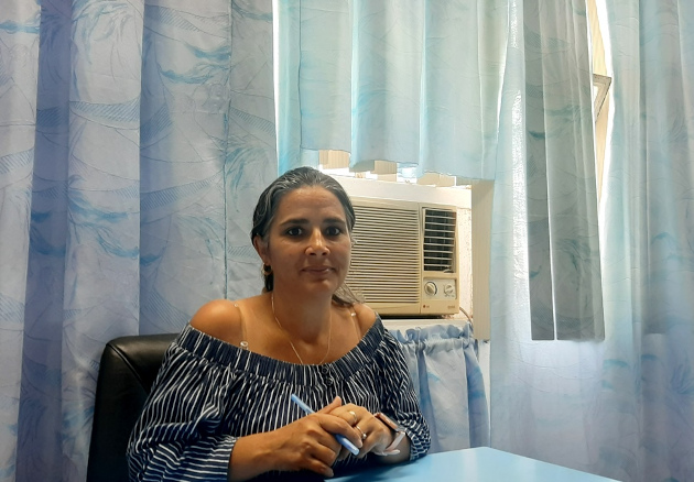 Jenny Serrano Castillo, directora general de la Empresa Química de Cienfuegos.