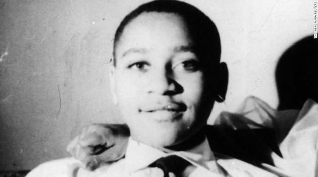 Emmett Till, asesinado a los 14 años (1955) por motivos raciales.