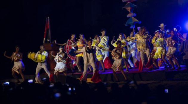 En el acto se revivió el ambiente de carnaval. Foto: Ismael Francisco/ Cubadebate.