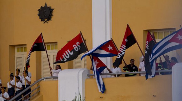 Acto central por el 26 de Julio. Foto: Ismael Francisco/Cubadebate.