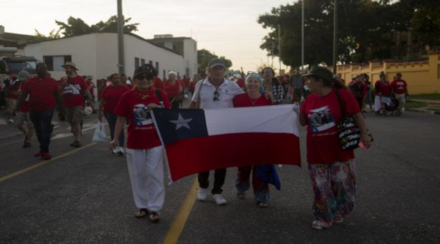 Estuvieron presentes miembros de brigadas internacionales de solidaridad con Cuba. Foto: Ismael Francisco/Cubadebate.