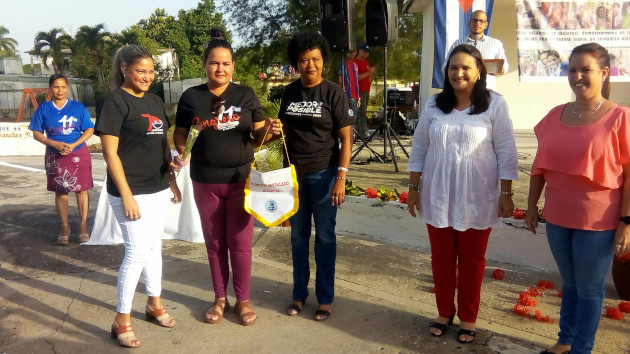 Rodas entre los municipios destacados en el quehacer de la FMC en Cienfuegos. /Foto: De la autora.