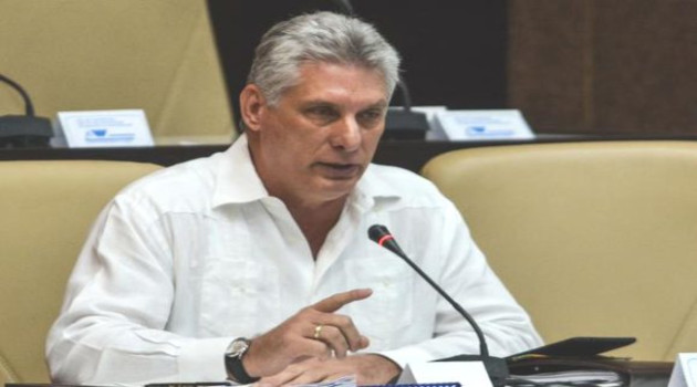 El presidente cubano Miguel Díaz-Canel Bermúdez. /Foto: Prensa Latina