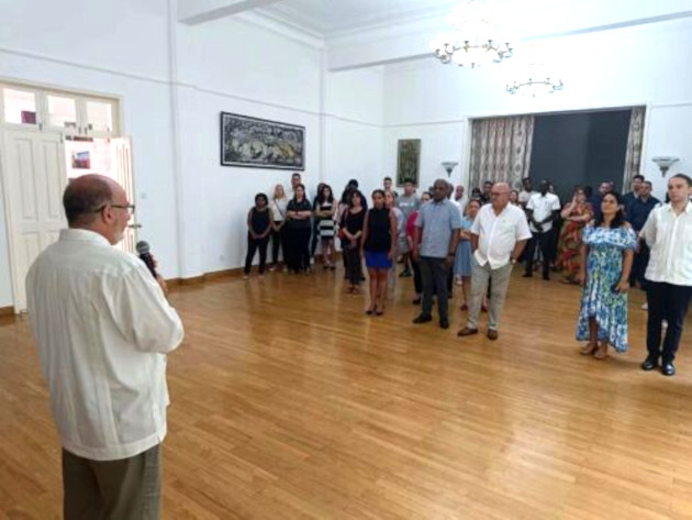 Alberto Blanco, embajador de La Habana en China, compartió algunas anécdotas sobre encuentros personales con Fidel Castro. /Foto: PL