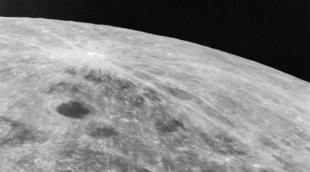 Superficie lunar en una fotografía realizada en diciembre de 1968.