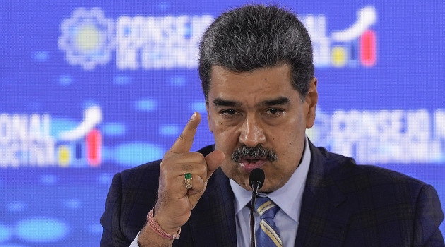 Nicolás Maduro hablando durante una reunión celebrada en La Guaira (Venezuela), el 21 de septiembre de 2023. /Foto: AP