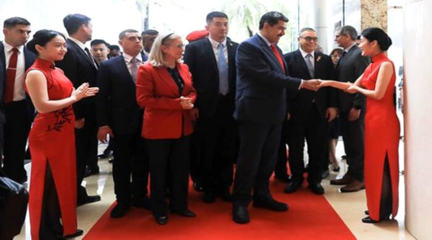 La visita del presidente Nicolás Maduro al país asiático tiene lugar por invitación del líder chino, Xi Jinping. /Foto: @PresidencialVen
