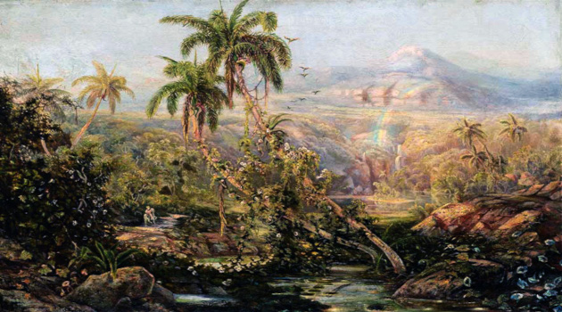 Paisaje cubano (1864) de Federico Fernández Cavada y Howard.