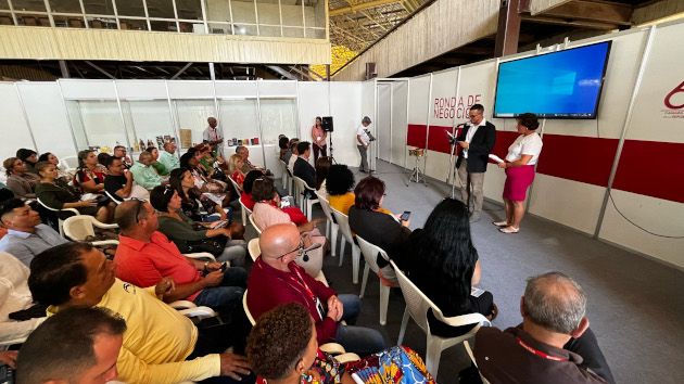 Cienfuegos presenta Feria Comercial EXPOSUR 2025 en Feria Internacional de La Habana. /Foto: del autor.