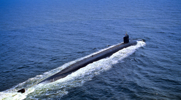 Submarino nuclear clase Ohio USS Pennsylvania./ Foto: Gettyimages.ru