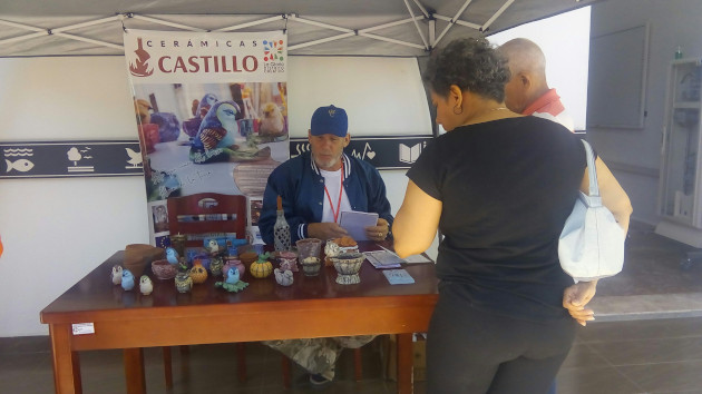 Varias opciones de trabajo en cerámica ofrece el PDL Cerámicas Castillo. /Foto: Tay Toscano