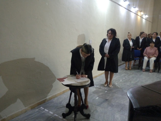 Observancia de la ética deber inexcusable de los jueces, directivos y demás trabajadores del sistema de tribunales en Cienfuegos./ Foto: De la autora