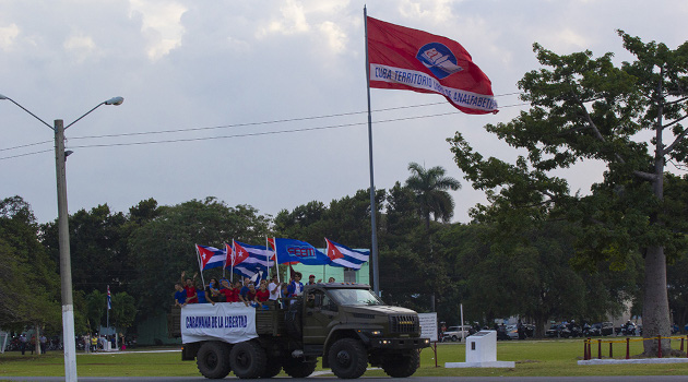 Acto en Ciudad Libertad, Caravana de la Libertad. Foto: Ismael Francisco/ Cubadebate.