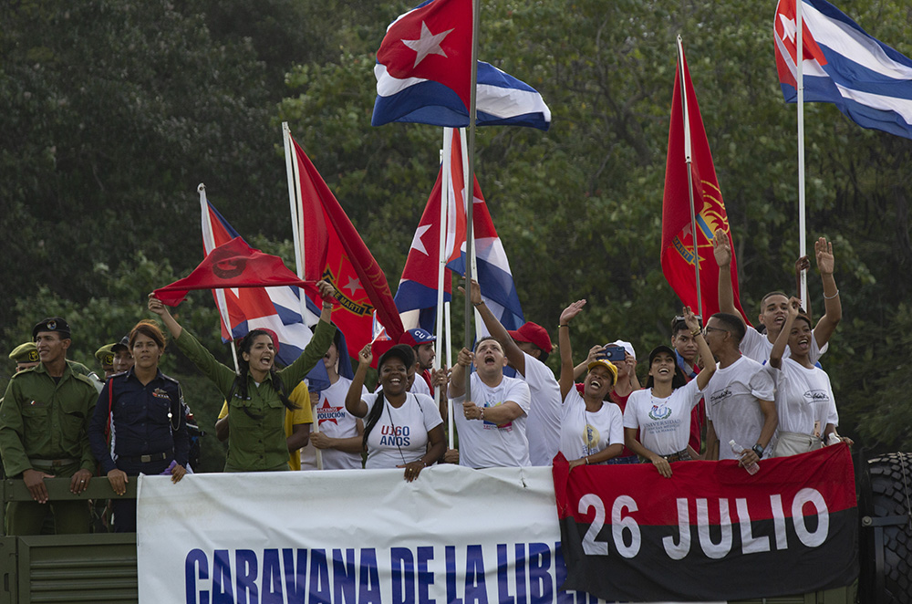 Acto en Ciudad Libertad, Caravana de la Libertad. Foto: Ismael Francisco/ Cubadebate.