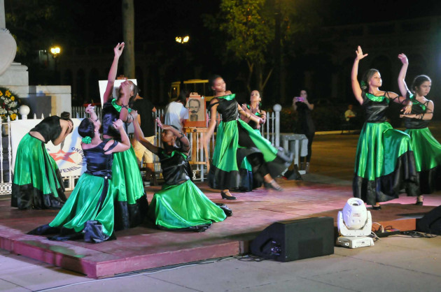 Un verdadero regalo artístico fue la presensentación del conjunto de danza Lembranza./ Foto: Juan Carlos Dorado.