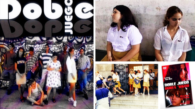 Liety interpretando a Matilde en la serie Doble juego (2002), de Rudy Mora. 