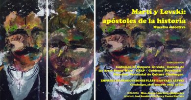 Promoción de la muestra visual Martí y Levski: dos apóstoles de la historia.