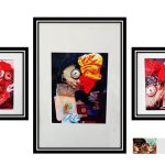 Salón 0002 Premio al tríptico Composición del artista Leandro Daniel Mir Elizondo