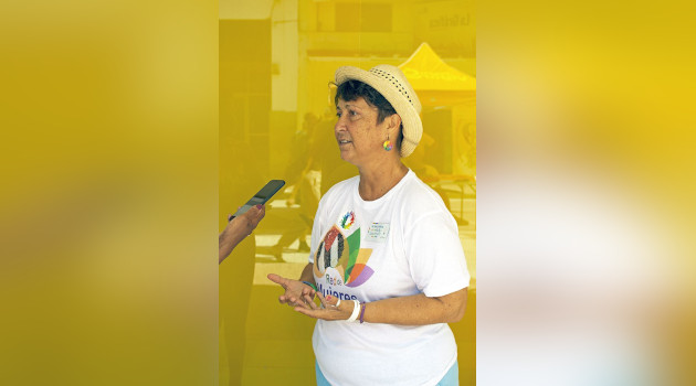 Olimpia Díaz Borges enumeró la realización de cine-debates por la diversidad y la no violencia entre las iniciativas de las Jornadas. / Foto: Ildefonso Igorra López / 5 de Septiembre