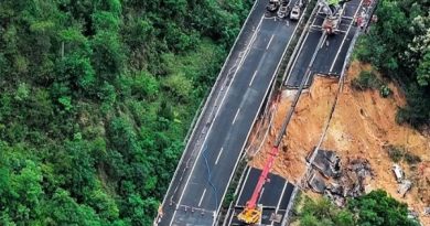 Colapso de una autopista en China deja al menos 24 muertos y 30 heridos