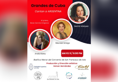 Tres grandes voces de Cuba cantan a Argentina