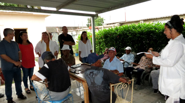La Casa de Abuelos de Cruces estuvo también en el programa del recorrido. / Foto: del autor/ 5 de Septiembre