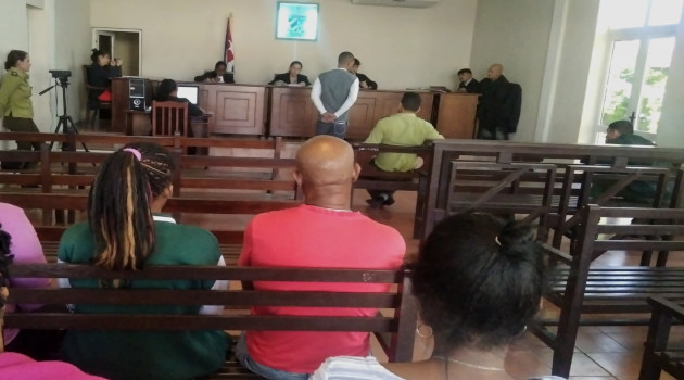 Juicio oral y público realizado en la Sección Penal del Tribunal Municipal Popular de Cienfuegos. / Foto: Juan Carlos Dorado Fernández / 5 de Septiembre