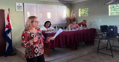 Gema Díaz Díaz, directora general de Formación y Actividad Científica del Ministerio de Educación, presentó el anteproyecto. / Fotos: Julio Marcial Martínez Hidalgo