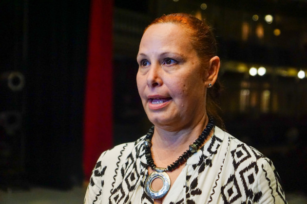 Bárbara Lamí, directora del Conjunto Folclórico de Cienfuegos.