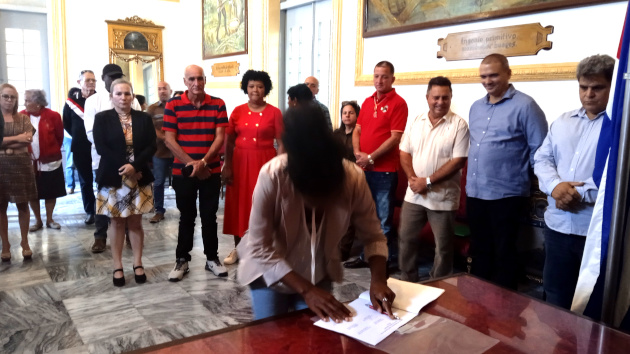 Estas rúbricas tienen el propósito de fortalecer el trabajo unido de la ACRC con otros organismos e instituciones. / Foto: Del autor