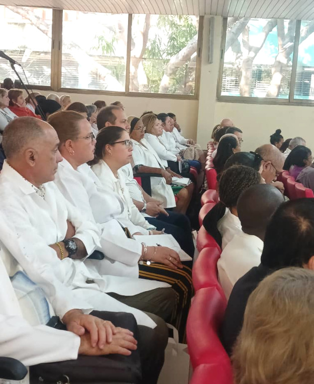 En el auditorio, destacados profesionales del sector.