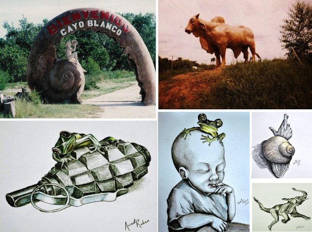 El artista ha concebido series signadas por el minimalismo, el ritmo, una línea que sobrevive al empuje del volumen para invitarnos al recorrido visual, el equilibrio y la elasticidad.