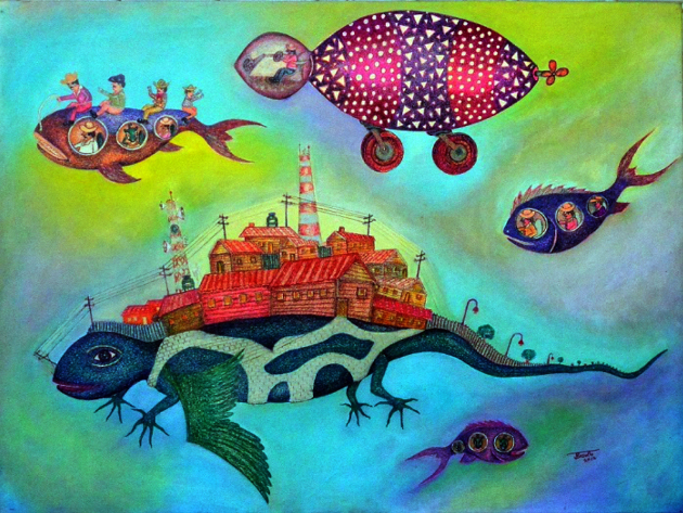 Muestra personal Guángeles y otros inmortales (2018), de José Basulto.