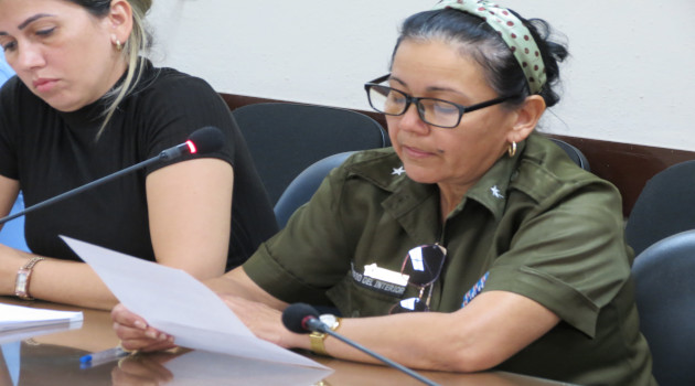 Los especialistas del Órgano de Menores en la provincia actualizaron al pueblo sobre su quehacer. / Foto: Delvis Toledo de la Cruz