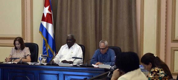 Sesionó consejo de Estado, encabezado por Esteban Lazo Hernández, y con la participación del Primer Secretario del Comité Central del Partido y Presidente de la República, Miguel Díaz-Canel Bermúdez. / Foto: Tony Hernández Mena