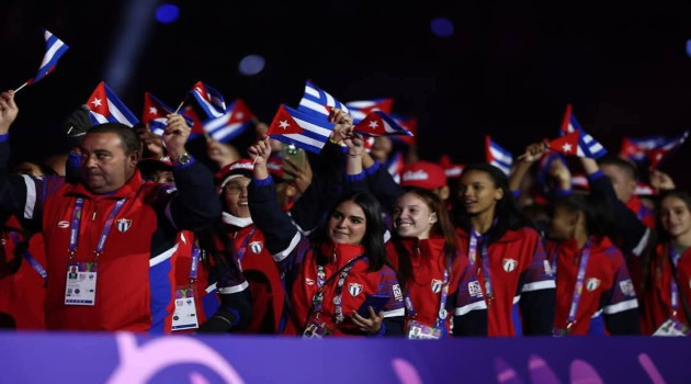 Ceremonia inaugural de los II Juegos Panamericanos Júnior Asunción 2025. / Foto: Prensa Latina.