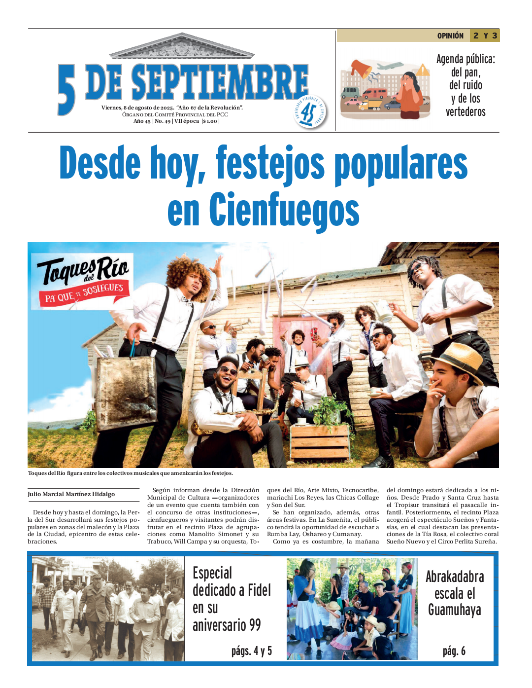 1ro de agosto