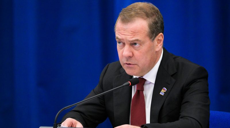 El vicepresidente del Consejo de Seguridad y expresidente de Rusia, Dmitri Medvédev./ Foto: Sputnik