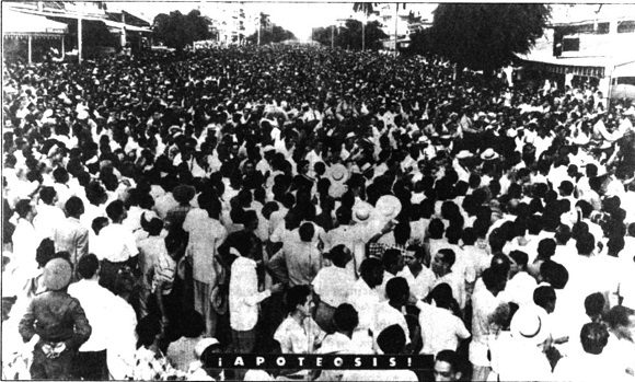 Funeral de Eduardo Chibás. Foto: Archivo/ Cubadebate