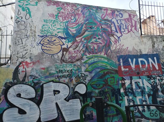 Resulta impresionante la variedad de estilos y técnicas en las expresiones artísticas de murales, grafitis, serigrafía y esténciles/ Foto: María Elena Llanes Suárez