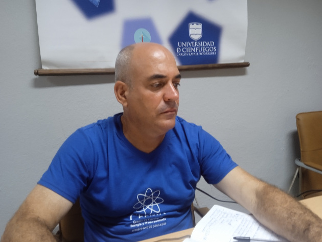 Doctorante Isidro Fraga Hurtado, director del CEEMA./ Foto: Magalys Chaviano Álvarez/ 5 de Septiembre