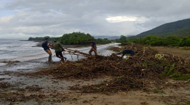 Guamá: por donde penetró Melissa con su carga de vientos y lluvia.