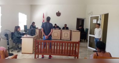 Juicio oral y público realizado de forma ejemplarizante en Abreus. / Foto: Tay Toscano