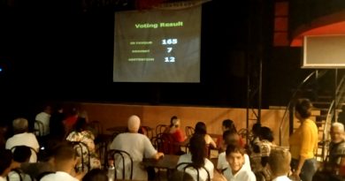 Respaldan desde Cienfuegos el fin del bloqueo a Cuba en la ONU Foto: Miguel Adrián Rodríguez Pérez / 5 de Septiembre