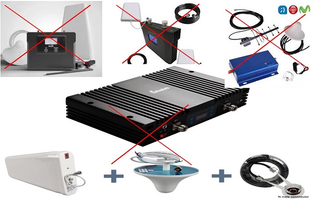 Amplificadores se señal celular GSM. / Foto: Creada por el autor
