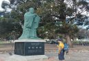De cara a las aguas del Río de la Plata, en el parque Rodó de Montevideo, se erige la estatua del filósofo chino Confucio. / Foto: María Elena Llanes Suarez